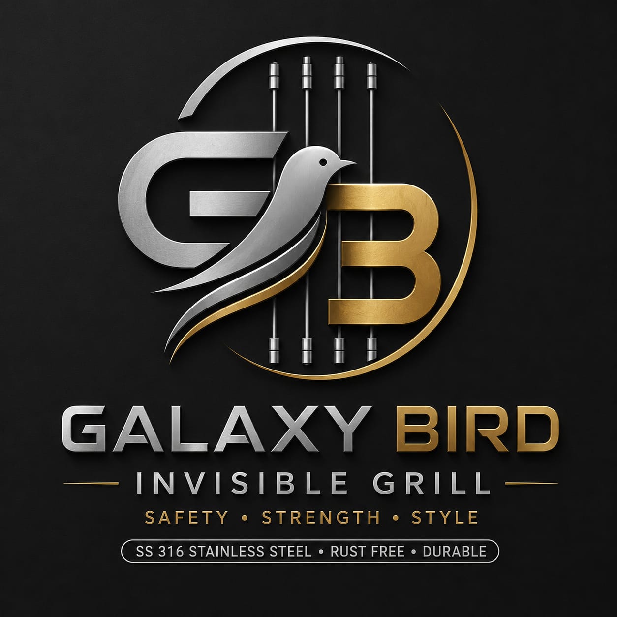 Galaxy Bird Invisible Logo
